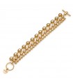 Unoaerre Women's Bracelet - Gold Chains with Graduated Beads