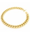 Unoaerre Necklace for Woman - Chains with Curb Chain in Gilded Bronze