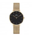 Orologio Daniel Wellington - Petite Evergold 32mm Nero da Donna