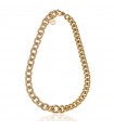 Unoaerre Women's Necklace - Smooth Grumetta and Gold Forzatina Chains