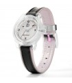 Smile Solar Watch for Women - Mini Glitter Solar Black 32mm Pink