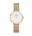 Daniel Wellington Woman's Watch - Petite Evergold 28mm White - 0