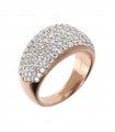 Bronzallure Woman's Ring - Altissima with Pavè Cubic Zirconia - Size 18 - 0