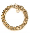 Unoaerre Women's Bracelet - Gold Chains with Forzatina Chain and Grumetta Chain