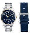 Philip Watch Men's Watch - Caribe Automatic 42mm Blue - Special Pack with Blue Strap - 0