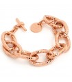 Unoaerre Women's Bracelet - Classic Rose Gold with Forzatina Chain