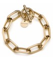 Unoaerre Women's Bracelet - Gold Chains with Polished Forzatina Chain