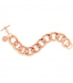 Unoaerre Women's Bracelet - Classic Rose Gold with Maxi Curb Chain