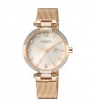 Vagary Ladies Watch - Flair Time and Date Gold 31mm Mother of Pearl