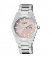 Vagary Woman Watch - Timeless Lady Time and Date Silver 32mm Pink