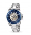 Sector Watch for Men - 450 Automatic Only Time Silver 41mm Blue