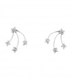 Miluna Woman Earrings - Fireworks in 18K White Gold with Natural Diamonds - 0