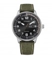 Citizen Men's Watch - Of Urban Eco-Drive 42mm Black with Green Strap - 0