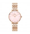 Daniel Wellington Women's Watch - Petite Lumine 5-Link Melrose Rose Gold 28mm Pink