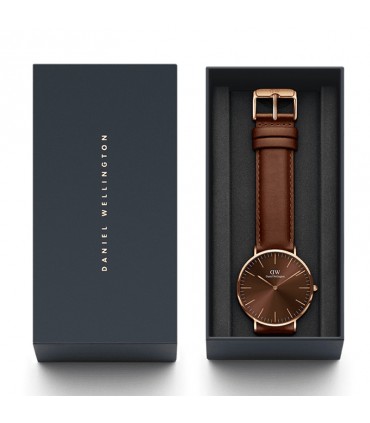 Daniel Wellington Watch - St Mawes - Brown - 40mm - DW00100627