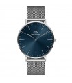 Orologio Daniel Wellington da Uomo - Classic Mesh Arctic Solo Tempo Silver 40mm Blu