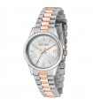 Sector Watch for Woman - 230 Time and Date Bicolor Rose Gold Silver 32mm Mother of Pearl
