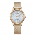 Orologio Citizen Donna - Lady Eco-Drive 30mm Rose Gold Madreperla con Pattern