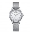 Orologio Citizen Donna - Lady Eco-Drive 30mm Argento Bianco con Pattern