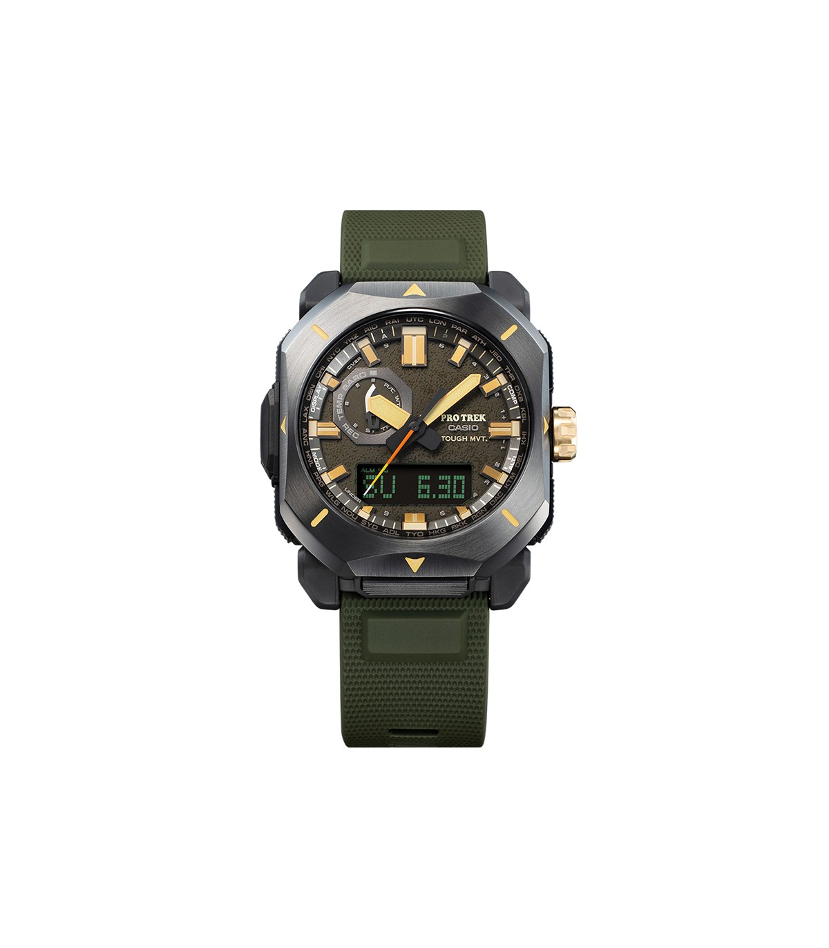 Casio Watch - G-Shock - Solar-45mm-Yellow-Bluetooth®-GAB2100C9AER
