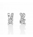 Miluna Earrings - Premium Diamonds Point of Light in 18 White Gold with Natural Diamonds - 0