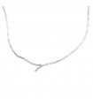 Salvini Woman Necklace - in 18-karat White Gold with 0.46-carat Natural Diamonds - 0