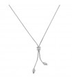 Salvini Woman's Necklace - in 18K White Gold with Pendant and 0.20 carat Natural Diamonds - 0