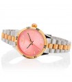Hoops Watch for Woman - New Luxury Only Time Silver and Rose Gold 30mm Pink