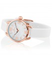 Hoops Watch for Women - Candy Only Time Rose Gold 30 mm White