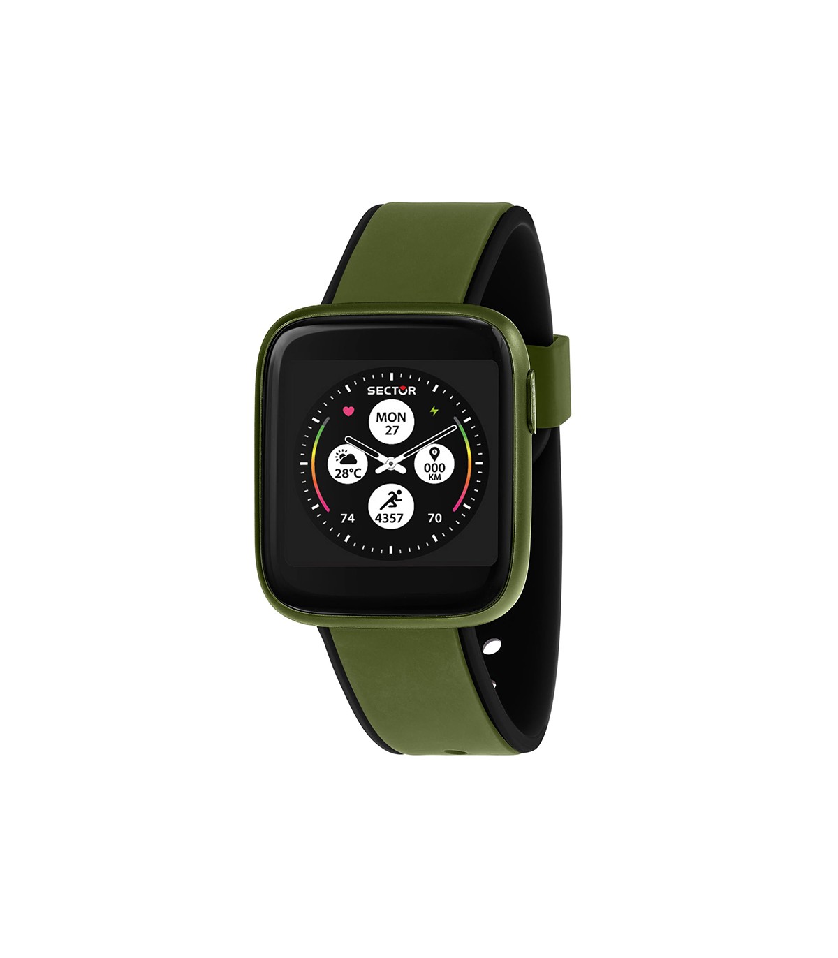 Sector Smartwatch - S-04 - Digital - 40mm - Green - Black -R3253158005