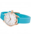 Hoops Watch for Ladies - Candy Gold Turquoise 30mm White