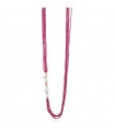 Lelune Glamor Necklace for Woman - Sophie with Freshwater Cultured Pearls and Fuchsia Spinel Threads