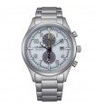 Orologio Citizen Uomo - Of Classic Cronografo Eco-Drive 43mm Bianco Grigio