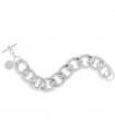 Unoaerre Woman's Bracelet - in White Bronze Groumette Chain 20 cm - 0