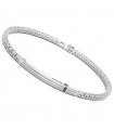 Zancan Men's Bracelet - Insignia 925 in 925% Silver with Greek Style Links and Black Spinels