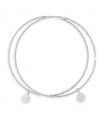 Unoaerre Woman's Bracelet - Rigid White Bronze Circle - 0