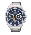 Vagary Men's Watch - Aqua39 Chronograph Silver 43mm Blue
