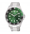 Vagary Men's Watch - Aqua39 Time and Date Silver 41mm Green
