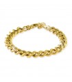 Unoaerre Woman's Bracelet - in Yellow Bronze Groumette Chain 18 cm - 0
