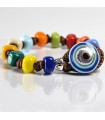 Bracciale Moi - Carioca con Perle in Vetro di Murano Multicolore