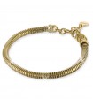 Unoaerre Woman's Bracelet - Yellow Bronze Tubular Chain 19 cm - 0