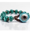 Moi Bracelet - Jade with Green Murano Glass Beads