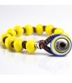 Moi Bracelet - Galbus with Yellow Murano Glass Beads