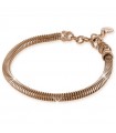 Unoaerre Woman's Bracelet - Rose Bronze Tubular Chain 19 cm - 0