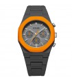 D1 Milano Men's Watch - Polychrono 40,5mm Orange Blast Gray Orange - 0