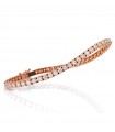 Bracciale Tennis Crieri Donna - Icon in Oro Rosa 18 Carati con Diamanti Bianchi 2,35 ct