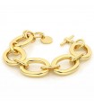 Unoaerre Woman's Bracelet - in Yellow Bronze Forzatina Chain - 0