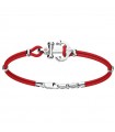 Zancan Red Bracelet with Anchor for Men - 0