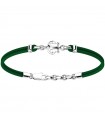 Zancan Men's Green Bracelet with Anchor - 0