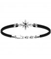 Zancan Men's Bracelet with Black Wind Rose Star - 0